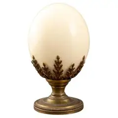 Unbroken ostrich egg