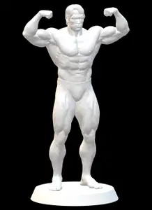 Arnold Schwarzenegger with simple stand - FIGURE