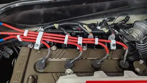 Kawasaki Jet Ski spark plug wires organizer