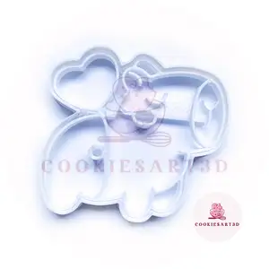 5 Cortadores Galletas Capibara Amor / 5 Capybara Love Cookie Cutters