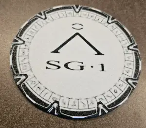 Stargate SG1 Coaster Set with Holder