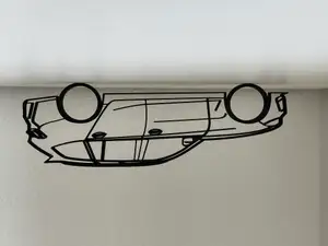 Silhouette BMW 3er Wallart (3 Series G21)