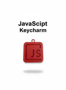 JavaScript Logo Keychain – For Web Developers & Coding Enthusiasts
