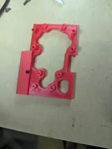 Anycubic i3 Mega Pro (S) internal Pi Zero 2W mount with external SD card access