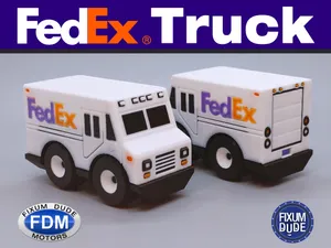Fixum Dude Motors PIP FedEx Delivery Truck