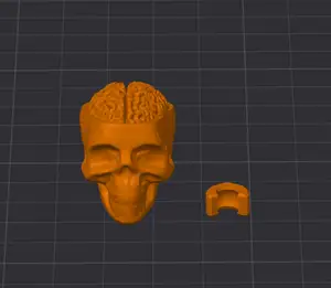 Dummy 13 Skull Head with exposed brain
