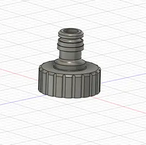Gardenhose Fitting 3/4" with 1" thread