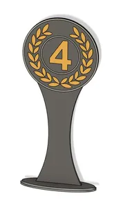 4th Anniversary Jubilee Birthday Universal Trophy Cup