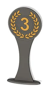 3rd Anniversary Jubilee Birthday Universal Trophy Cup