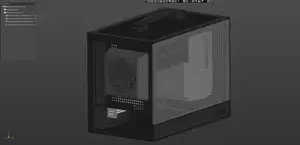 Cover for an external Cooler for Deepcool CH160 + PC case 3D Model