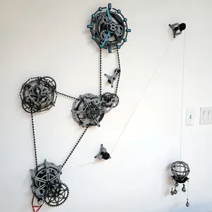 Wall-of-Wonder Mechanical Tourbillon Clock