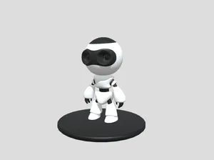 Cute Robot Figurine