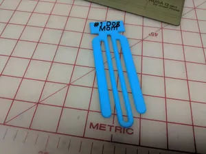 Moms day bookmark from the dog