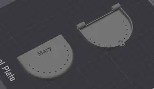 Mouth Guard Case with Magnets and Keychain hole