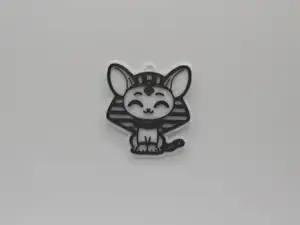 Cute Pharaoh Cat Keychain