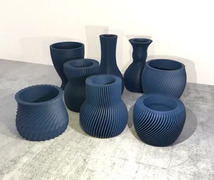 Twisted Elegance - set of vases and flowerpots