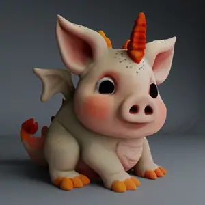 Piggydragon piggy bank (Dragon Pig)