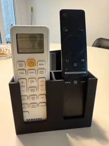 Wall Mountable Remote Control Holder - for 2 remotes