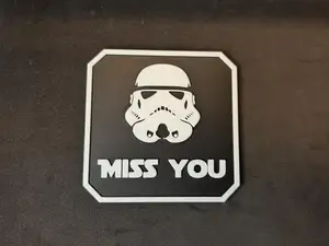 Star Wars Stormtrooper Miss You Coaster