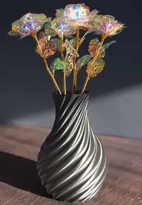 Spiral Vase Twisted Spiral Vase Vase Spiral Vase Spiral Vase Flower curved vase Flower vase vase vase vase vase vase vase