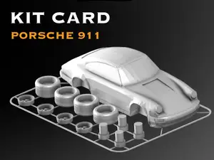 Porsche 911 Kit Card