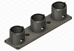 Nozzle Bracket for Kärcher VC7 - 3 Terminals, 0° and 90°