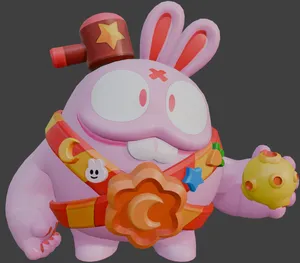 Moon Bunny Squeak - Brawl Stars