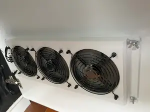 3x 120mm pc fan bracket for cupboard - compatible with AC Infinity triple fan grille