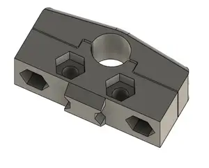 Y Rod holder UPGRADE hex nut inserts for Prusa Mk3 / Mk3S / Mk3S+