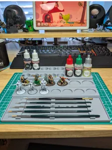 Miniature Painting Station for Army Painter/Vallejo Paints