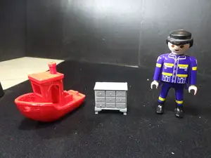 Vintage Ethan Allen Nightstand by Baumritter Colonial in Playmobil Diorama Compatible Scale & Dollhouse Scale