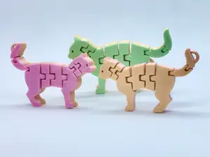 Flexi cat keyring