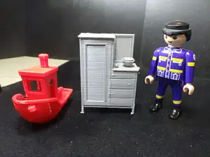 Antique Chifferobe Dresser in Playmobil Diorama Compatible Scale & Dollhouse Scale