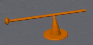 Dummy 13 Wizard Hat and Staff 250%