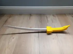 Banana Katana Remix — thicker blade + connecting block