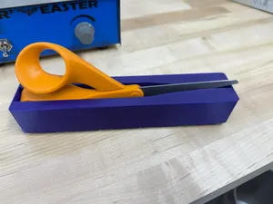 Single Scissor Holder for Gridfinity - Prusa Slicer Compatible & Magnet Base