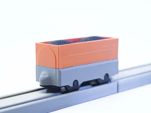Coal Wagon for Wooden Tracks
