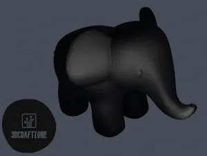 Mini Elephant Toy - Pets Collection