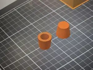 Connector for Shabbat candlesticks
