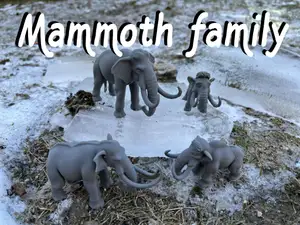 Mammoth family Ice Age