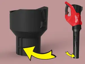 Milwaukee M18 EXTRA Stubby Nozzle (FUEL Blower 3017-20) Works with Attachments!
