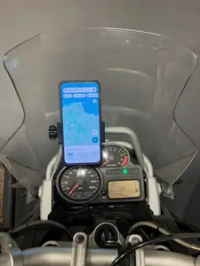 Extra strong phone holder for the BMW r1200gs motorcycle