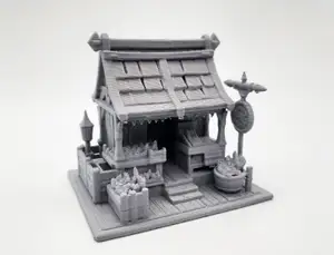 Medieval Market Stall Miniature
