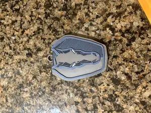Ford Mustang Dark Horse Logo Keychain