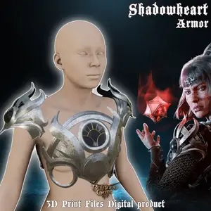 Fantasy Shadowheart Cosplay Armor Baldurs Gate 3