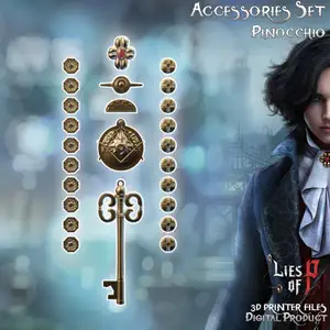 Pinocchio Accessories Cosplay Set Lies P