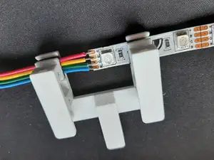 LED-Strip soldering tool for 8, 10, 12 and 14 mm wide LED strips
