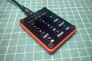 Frame for a knockoff of Yaesu FH-2 keyboard