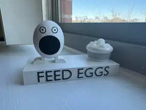 Feed Eggs Game Model from "I Think You Should Leave with Tim Robinson" with Magnetic Feet