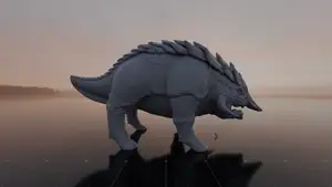 Satisfactory Cliff hog / Nuclear hog (Very high poly & Volumetric)